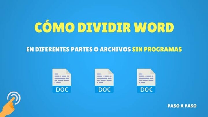 Como dividir um documento do Word em vários arquivos separados online