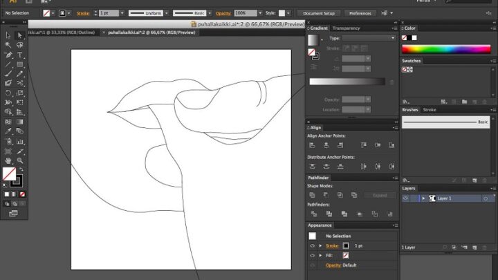 Como desenhar à mão livre com a ferramenta Blob Brush no Adobe Illustrator