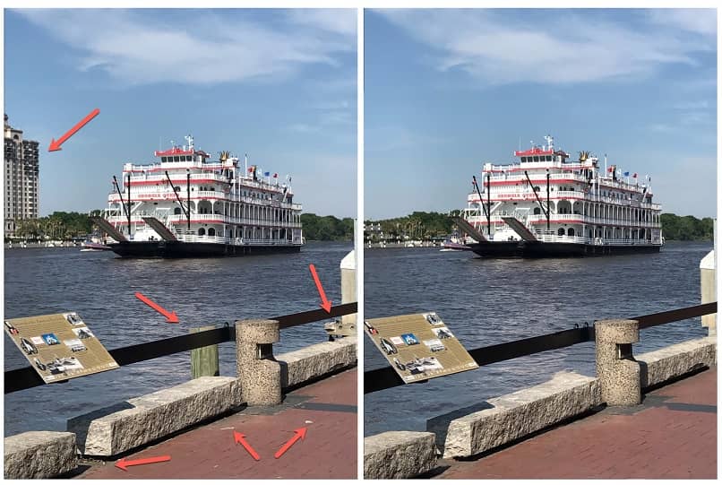 Exclua objetos em uma fotografia com o aplicativo Touch Retouch