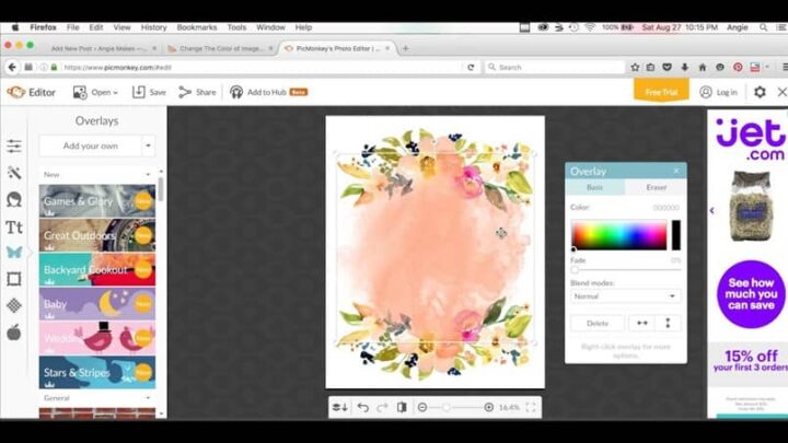 Como criar banners para minhas redes sociais online gratuitamente usando PicMonkey