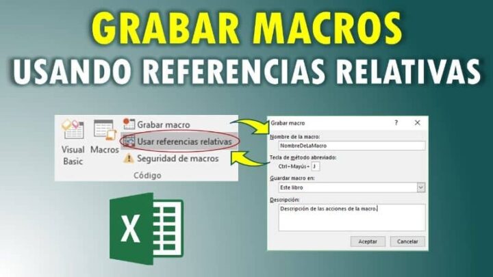 Como usar e fazer referências relativas no Excel ao gravar macros