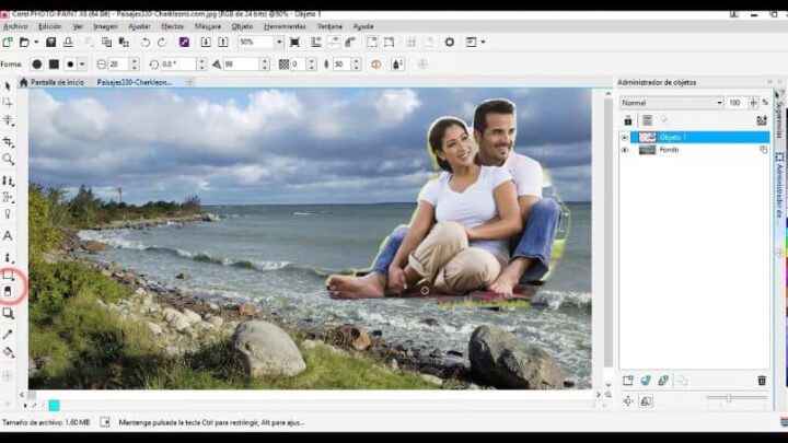 Como aplicar diferentes tipos de transparência a um objeto usando o Corel Photo Paint