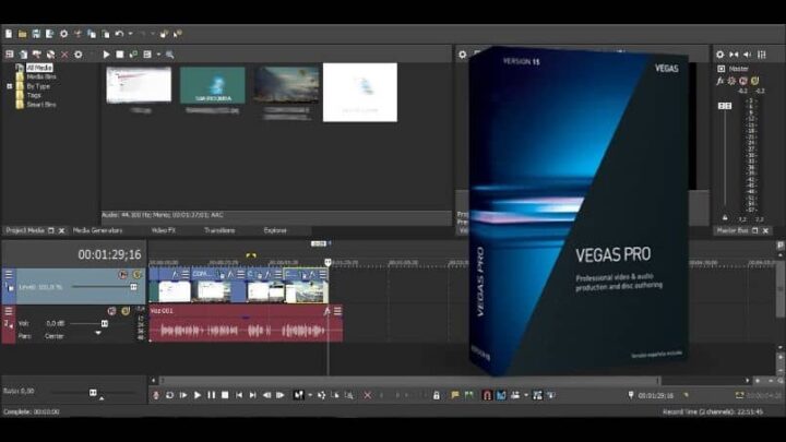 Como remover ou excluir a trilha de áudio mestre no Sony Vegas Pro 15